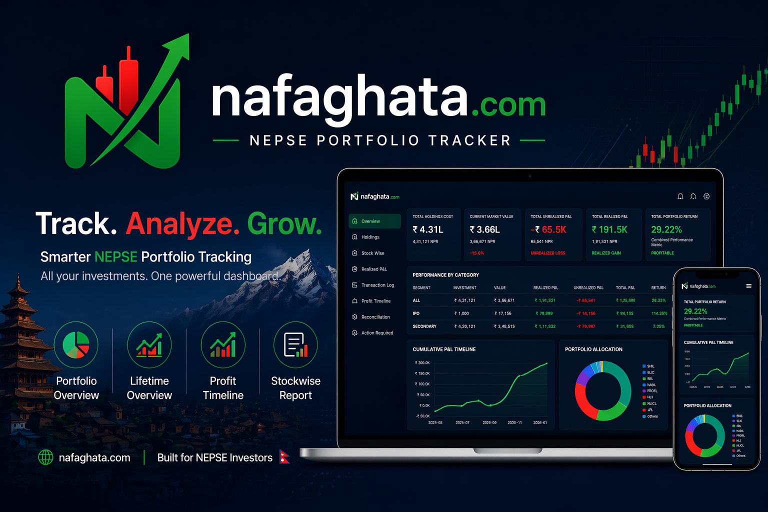 NafaGhata Dashboard